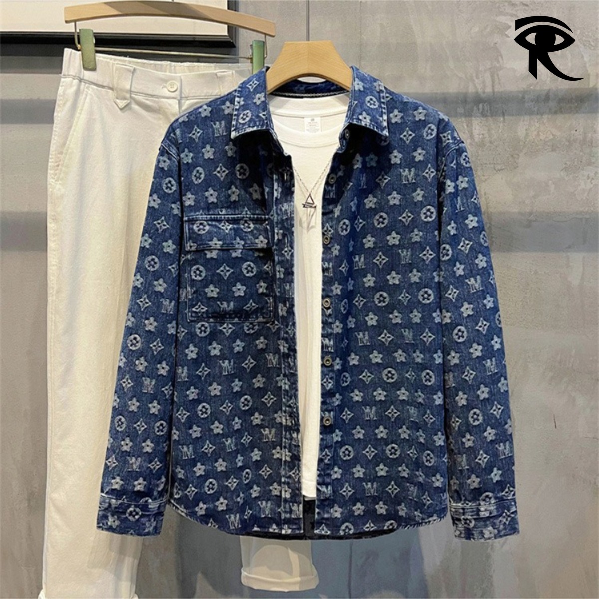 2026 Spring New Denim Jacket Harajuku Style Korean Style Trendy Youth Men Work Shirt Loose Casual Jacket Original Coat Designer Tops Factory Direct Sale