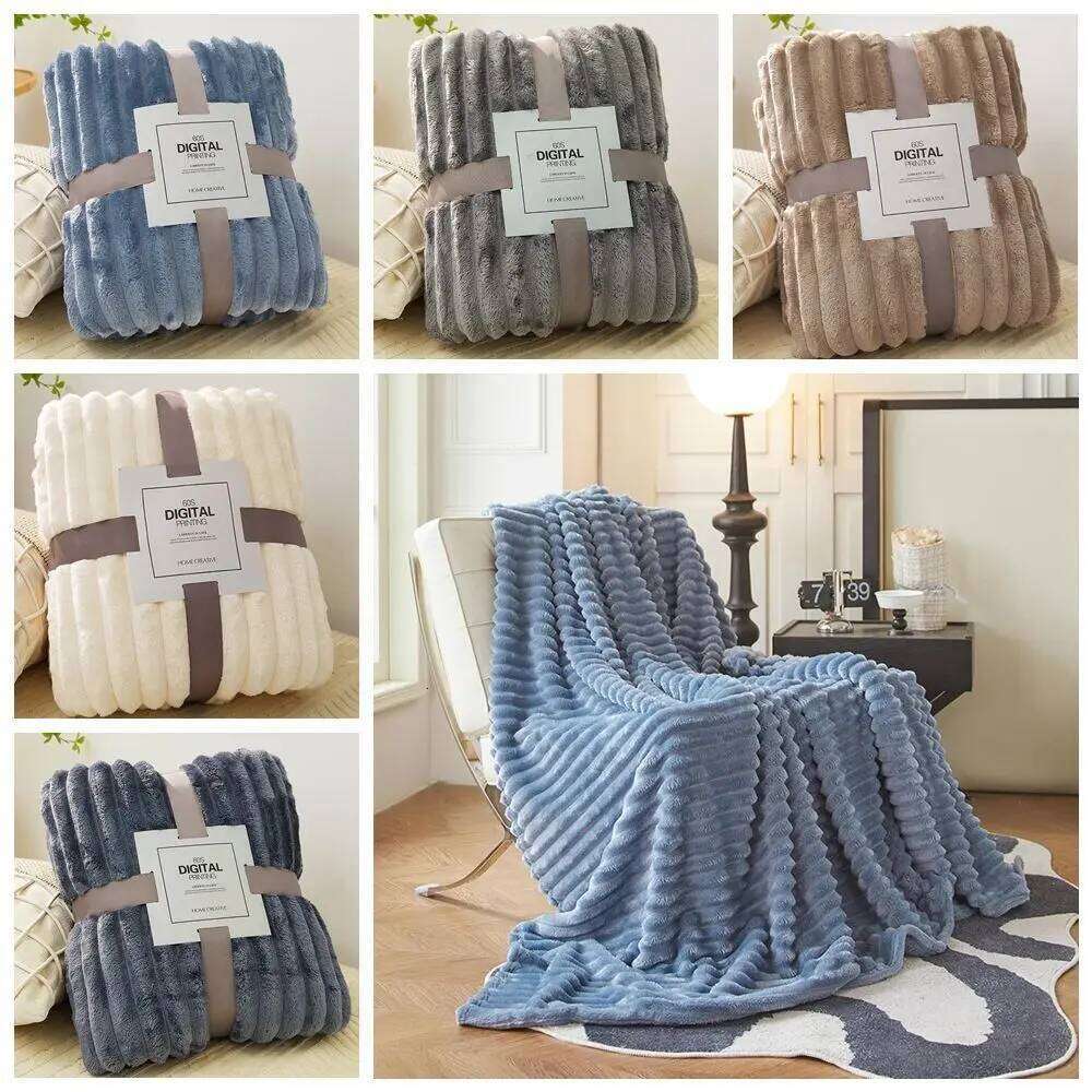 New Double Sided Skin-Friendly Warm Conditioning Quilt Breathable Ultra Soft Bunny Blanket W260120