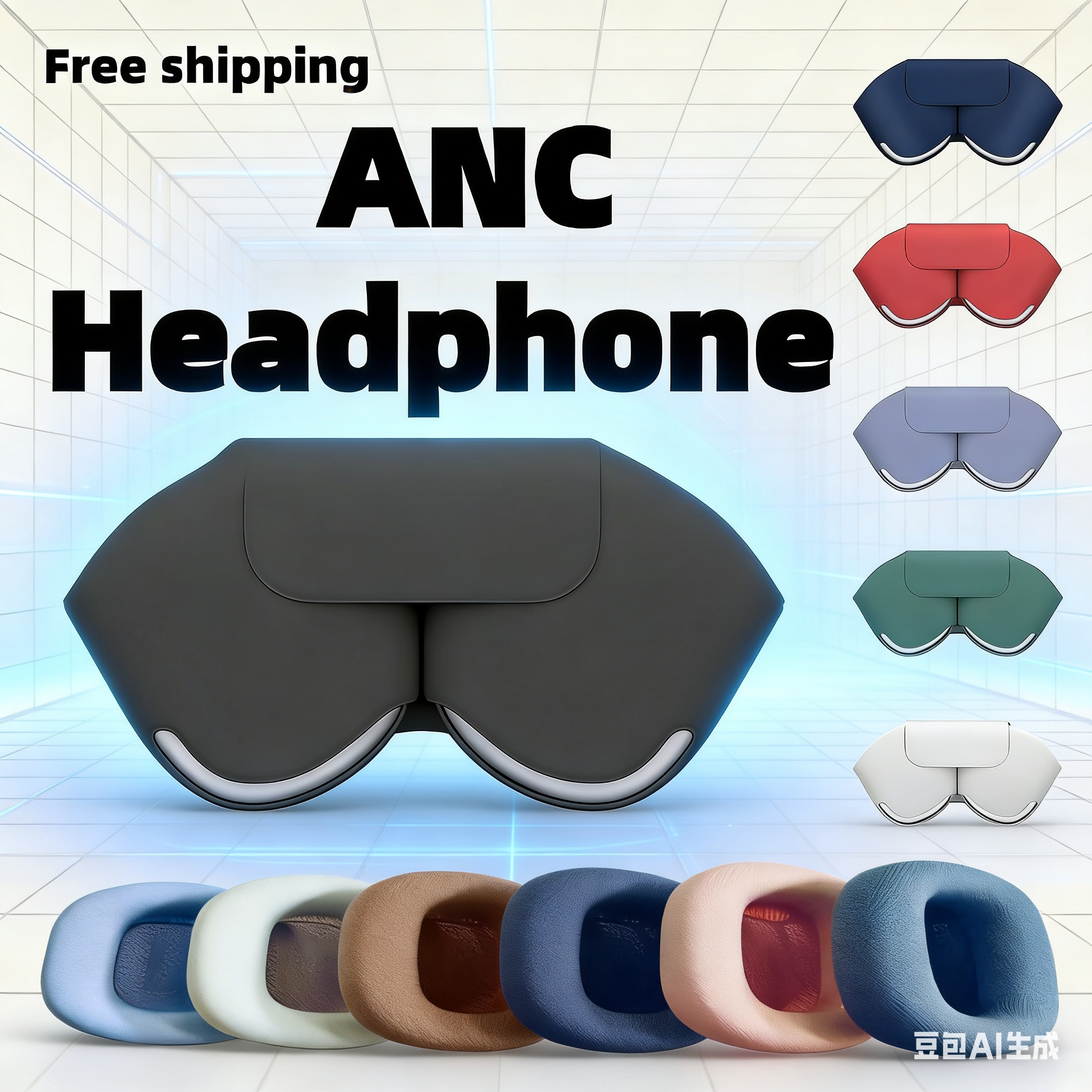 P9 Pro Max Adjustable Over-Ear Bluetooth Headsets Travel-Friendly With Protective Case