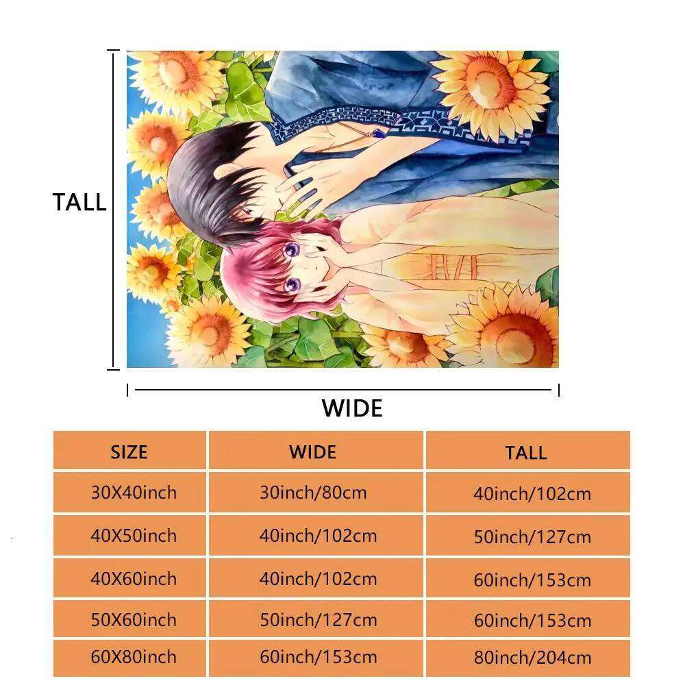 Anime Y-Yona Of The D-Dawn Flannel Fluffy Soft Blanket Warm Skin-Friendly Throw for Sofa Bed Office Nap Winter W260120