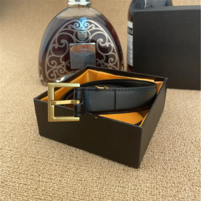 Designer Belt Luxury Womens Belt Letter Design Belt Womens Narrow Belt Classic Leather Gold Buckle 5-Color Width 2.5cm Fashion High Quality