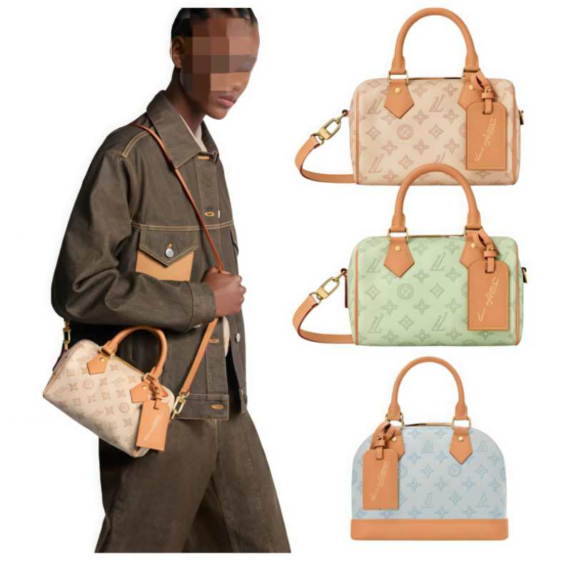 2026 New Designer Monogram Women's Shoulder bag Luxury Canvas Pillow handbag Purse 130th Anniversary Edition Cross body bag Colorful Fashion Shell bag Tote Bag1