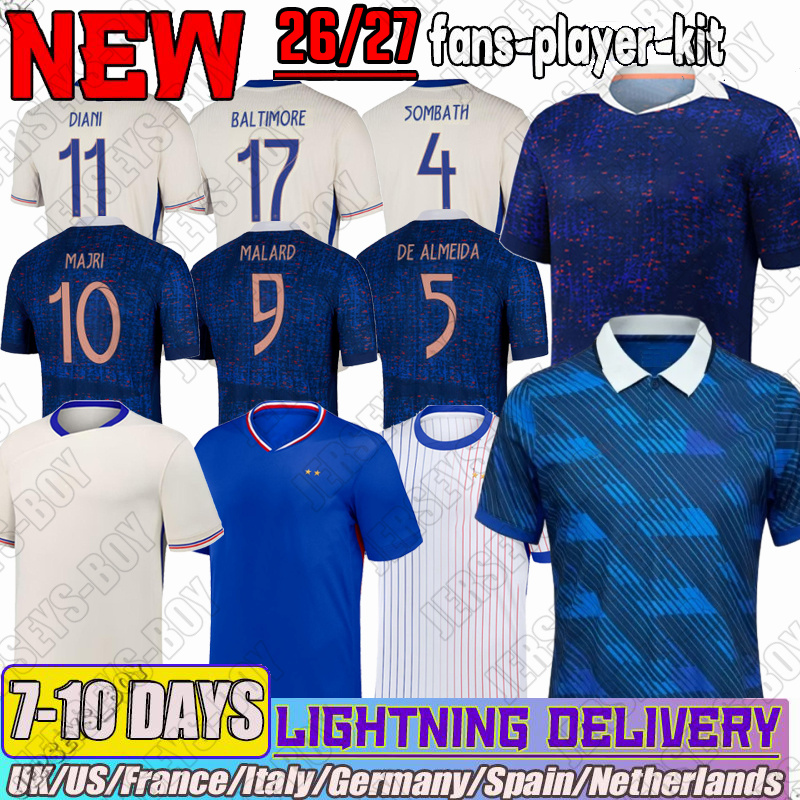 France jersey 2026 26 27 kids MBAPPE OLISE SALIBA EKITIKE soccer jersey UPAMECANO BARCOLA 25 26 football jersey J-KOUNDE CHERKI KONE CAMAVINGA shirt kids kit