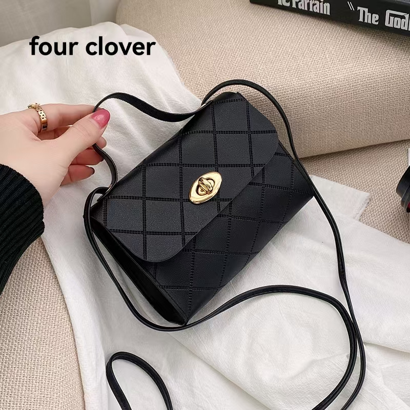 Square Mesh Zipper Small Square Bag Fashionable Versatile Mini Shoulder Bag for Women Factory