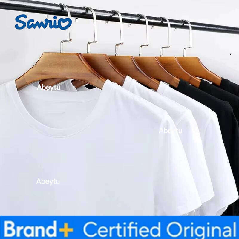 Sanrio 2025Autumn New Anime Hello Kitty Woman Sleeves Tops Cartoon Print Fashion T-Shirt Gothic Cute Short Sleeve Tee H260120