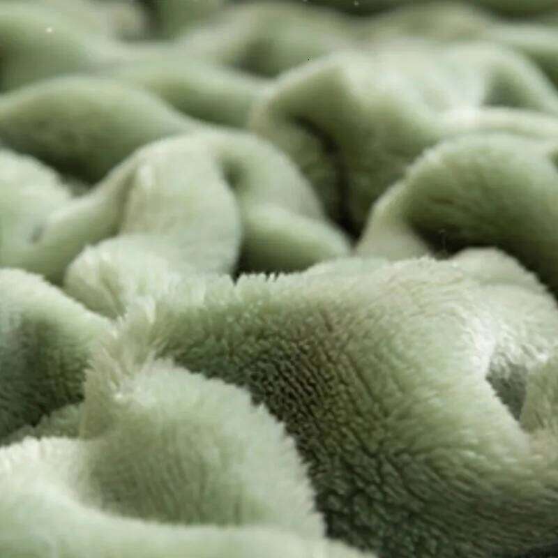 Sage Green Fleece Throw Super Soft Lightweight Fuzzy for Bedroom Home Decor Cozy Fluffy Bubble Blanket Gift W260120
