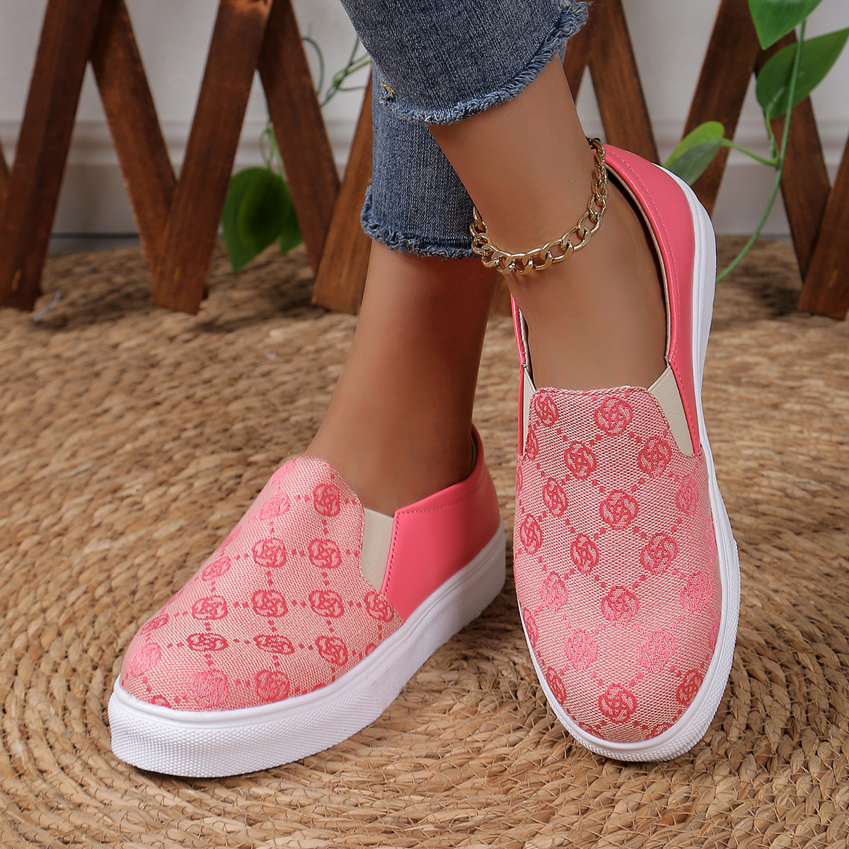 Free Shipping 2026s Spring Summer New Pattern Design Women Shoes Versatile for Commuting Casual Shoes Unisex Skate Shoes Sizes 36-43