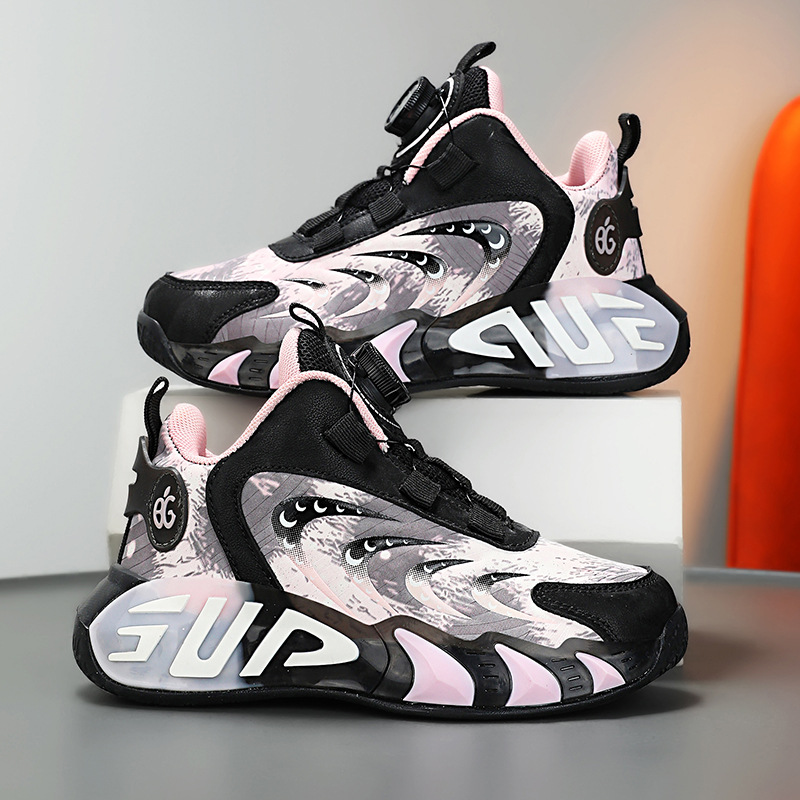 kids basketball shoes Children Shoes Boy Sneaker Flexible Trainer School Running Boy Sports Shoes Anti Slip Tennis Sneaker for Kids