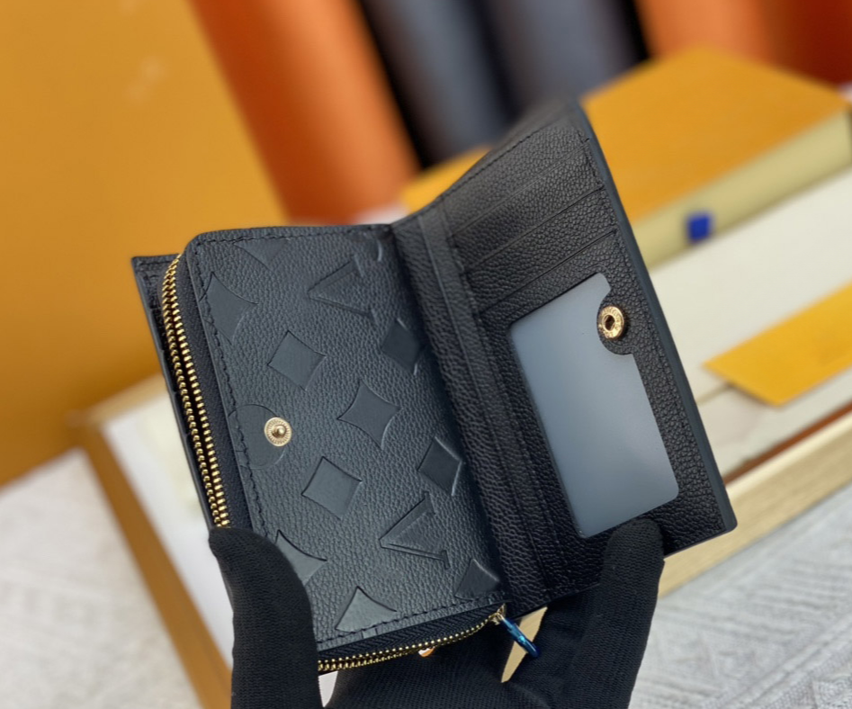 10A Designer wallet Brown flower wallet rosalie victorine Women coin purse card holder keychain Man purse Key small wallets louisities vittonn bag viitton vuittion