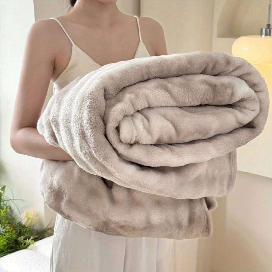 Soft velvet bubble flannel blanket. Skin-friendly silky for bedroom, sofa, travel, or summer use. Comfortable & cozy! W260120