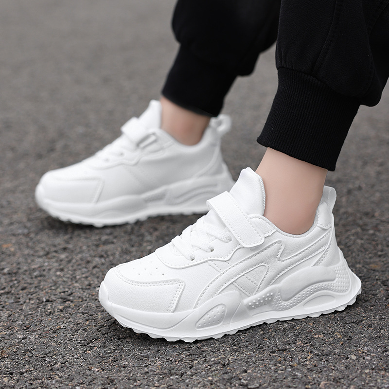 Girls Shoes Autumn Boys White Shoe Casual Running kids Anti-Slip Soft Sole Sneakers Children Tennis School Outdoor Sports Shoes