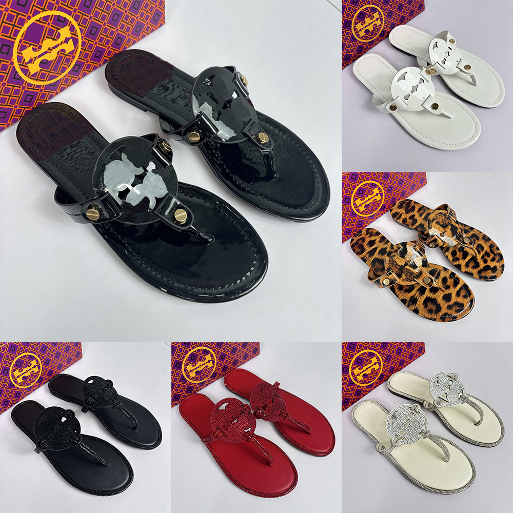 designer shoes tb sandals Womens sandals designer slides fashion Summer Beach Casual sandals Slippers luxury sandals designer slippers black white sandals gfr011