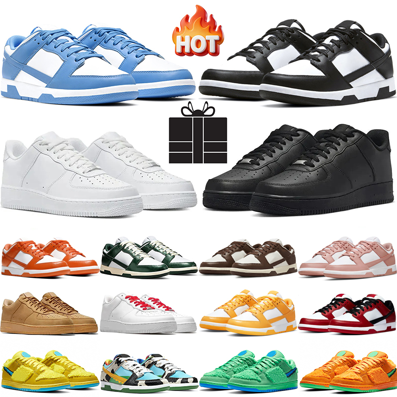 Designer Shoes af1s airforc forc 1 Basketball Shoes men women White black Grey Low Trendy Board Shoes Lightweight casual sports trainers big size 36-47