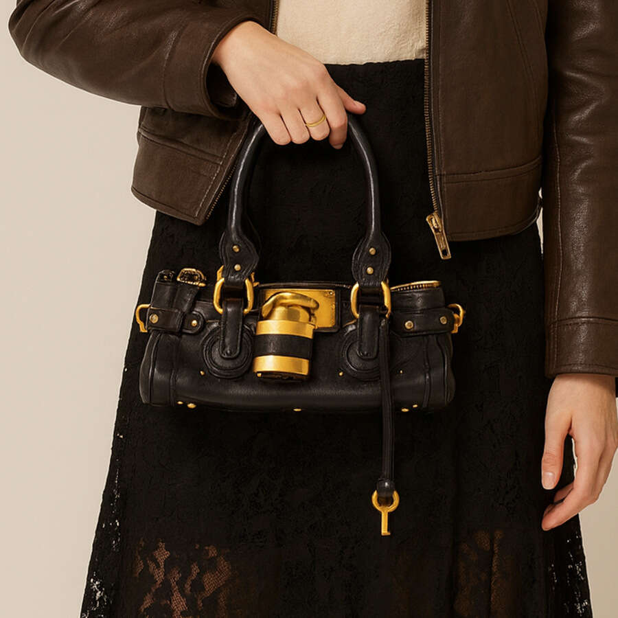 Women 2026 Cross Border New Autumn European And Retro Style Versatile Fashion Lock Rivet Pillow Bag Women S Handbag