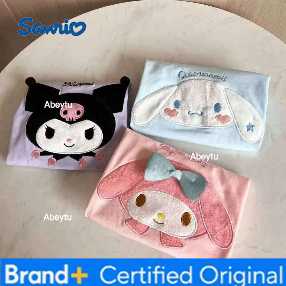 Sanrio 2026 New Cartoon Kuromi My Melody Cinnamoroll Girls Short Sleeve T-Shirt Summer Kawaii Children'S Clothes Gifts 90-140cm H260120