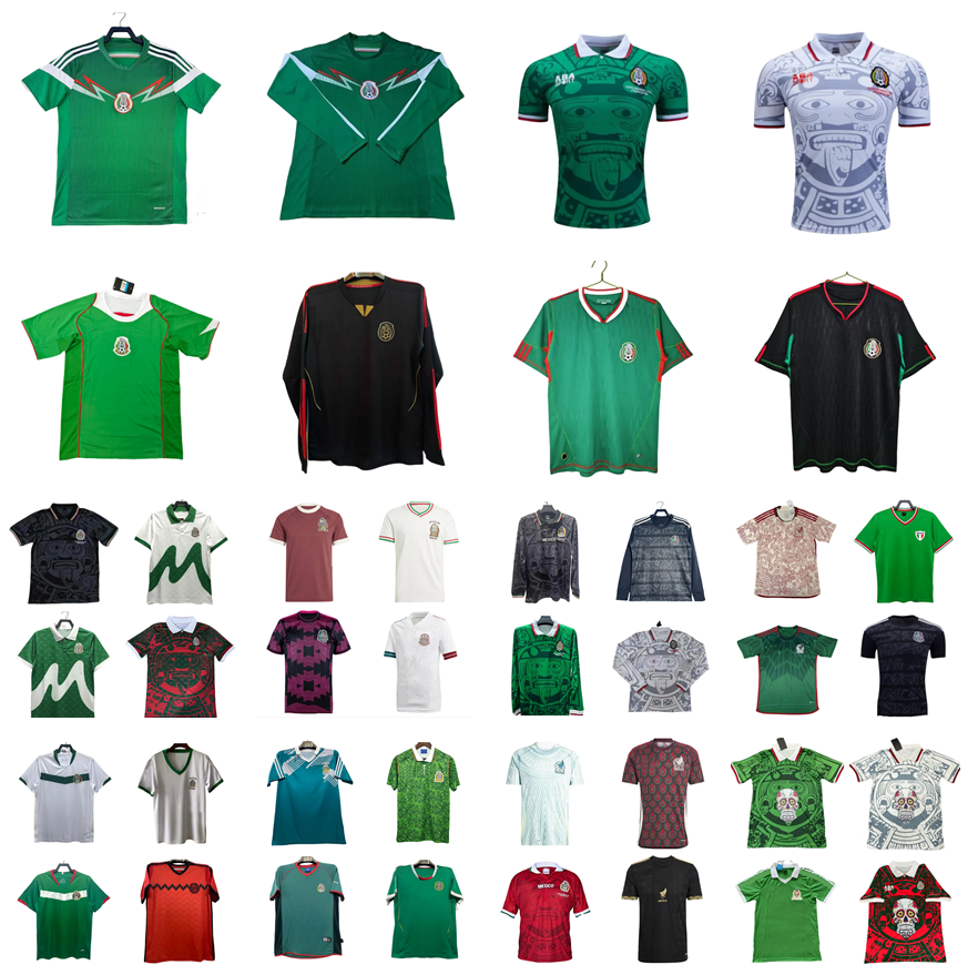 94 95 97 98 10 14 Retro Mexico soccer jerseys 1994 1995 1996 1997 1998 1999 2010 2012 2013 2014 CHICHARITO R.MARQUEZ G.DOS SANTOS HERNANDEZ BLANCO classic football shirt