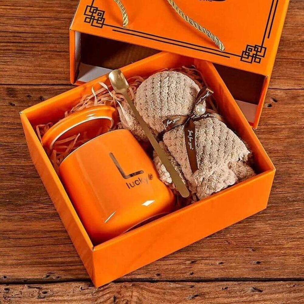 Creative Ceramic Cup Set Mugs with Plush Toy and Spoon Drinking Utensils Gift Ready Tableware for Daily Use Outdoor Thermos Alternative Home Decoratio