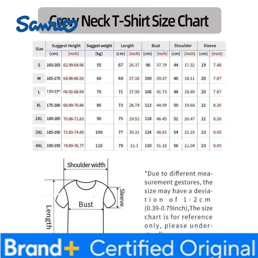 Sanrio MINISO Cinnamoroll Short Sleeved Clothing Y 2k Kawaii Korean Fashion Pattern T-shirt Men's Top Linda Y2k Street-wear H260120