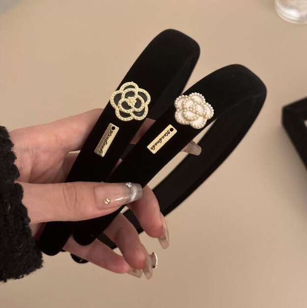 Black Veet Pearl Fem Bands Itan Wen Classic Fashion Lia Hair Accessories