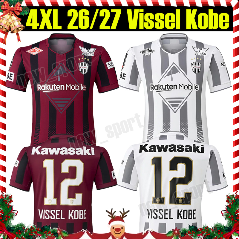 4XL 26/27 Vissel Soccer Jerseys J1 League MIYASHIRO JEAN PATRIC OSAKO YURUKI MUTO DAIJU YOSUKE YAMAKAWA OGIHARA HARUYA GOTOKU Football Shirts
