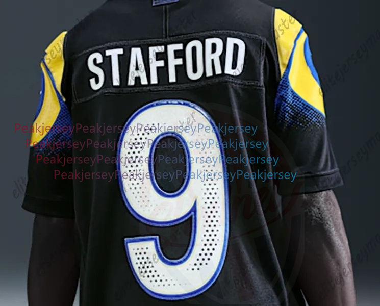 Matthew Stafford 9 Puka Nacua 12 Colby Parkinson 84 Jared Verse 8 Kyren Williams Personalized Customized Football Jerseys Custom Any Number Name For Men Women Youth