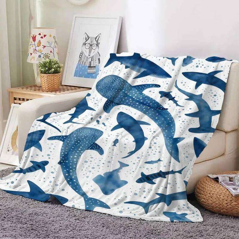 Flannel Throw Soft Warm Blanket for Couch Bed All-Season Cozy Lightweight Breathable Blankets Home Decor Gifts W260120