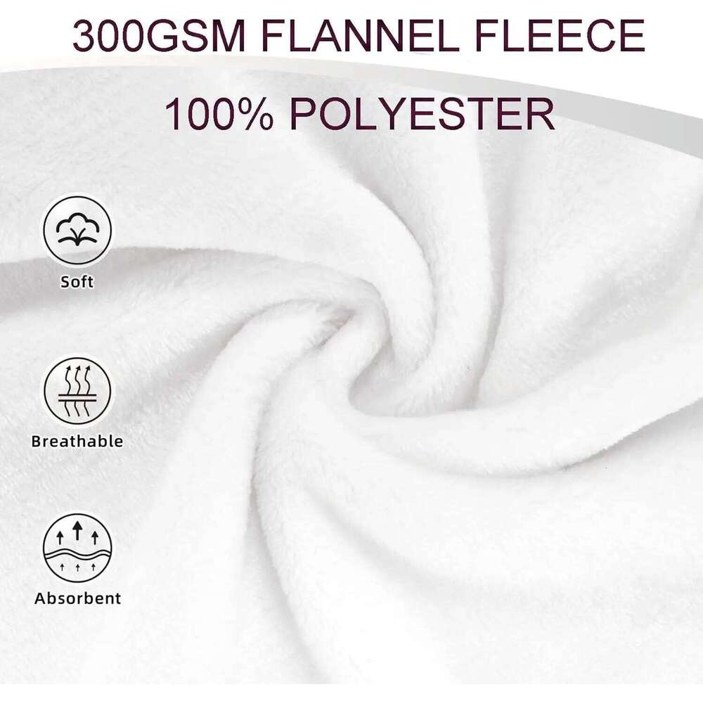 Large White Rectangular Blanket with Light Pink Square Patterns Soft Cozy Throw Perfect Bed Sofa Home Decor Gift for Couples W260120