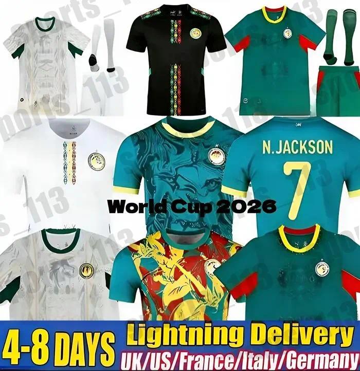 25/26 Senegal MANE Soccer Jerseys 2026 national team SARR P.M.SARR N.JACKSON DIALLO NDIAYE SABALY