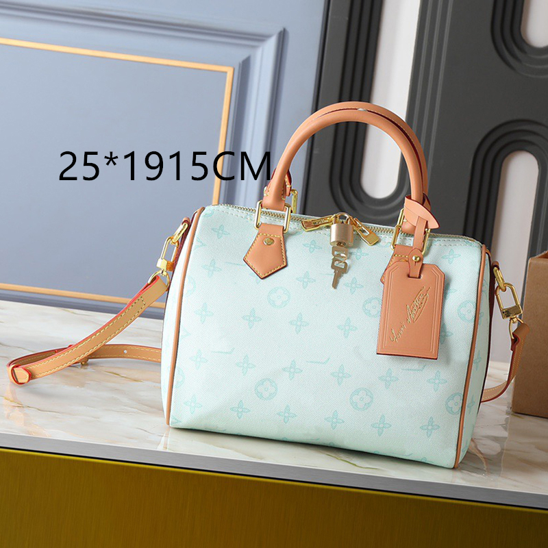 2026 New Designer Monogram Women's Shoulder bag Luxury Canvas Pillow handbag Purse 130th Anniversary Edition Cross body bag Colorful Fashion Shell bag Tote Bag1