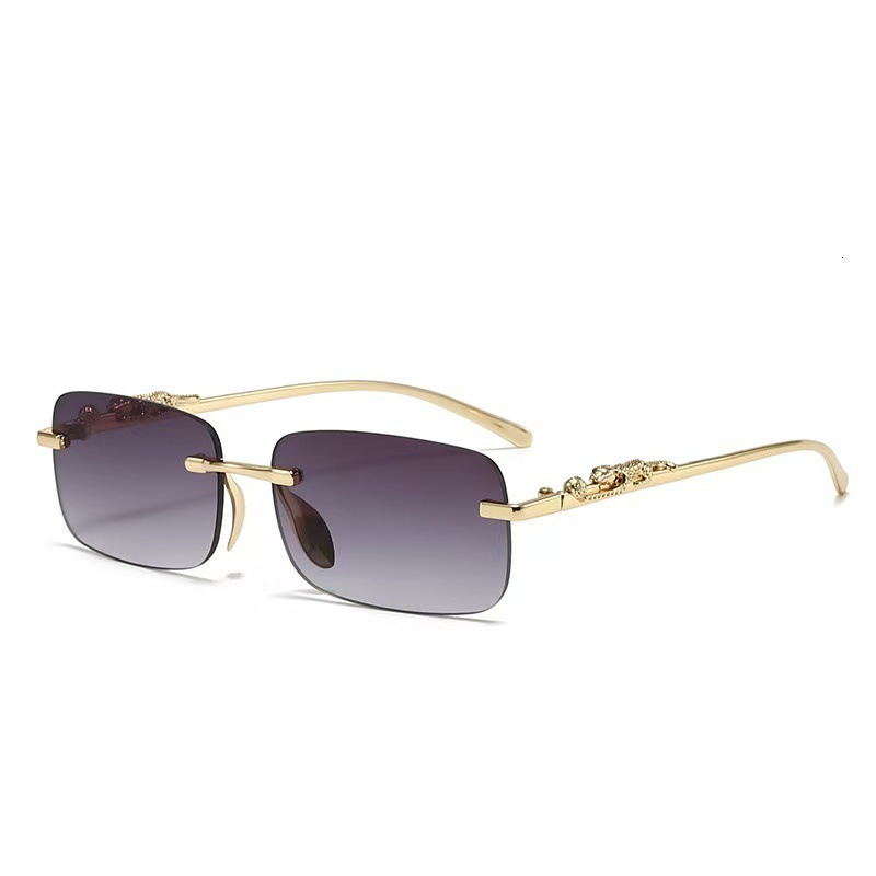Luxury Brand Designer Sunglasses European And American Foreign Rimless Sunglasses For Men And Women Classic High-End Trendy Fashion Sunglasses for Dai