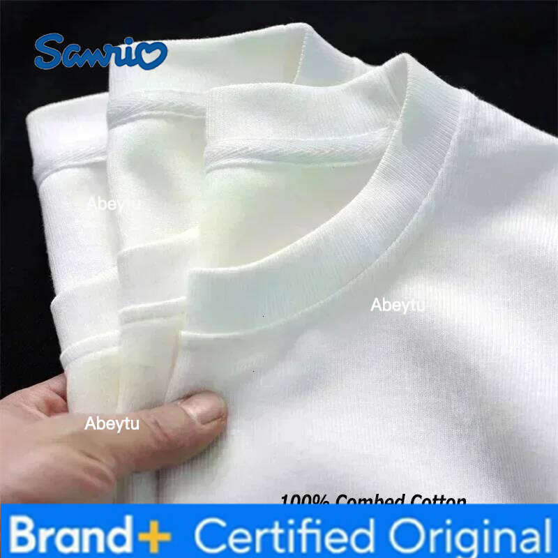 Sanrio 2025Autumn New Anime Hello Kitty Woman Sleeves Tops Cartoon Print Fashion T-Shirt Gothic Cute Short Sleeve Tee H260120