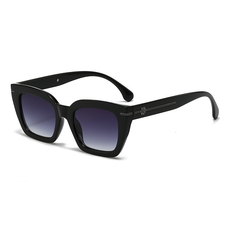 Luxury Brand Designer Sunglasses 2025 New Trendy Style Chain Sunglasses For Women, High-End Old Money Style Square Frame Sunglasses For Men, UV Protec