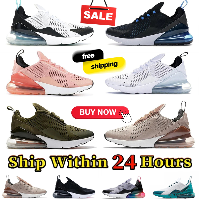 Designer 270 Men Running Shoes Women 270s Mesh 270C Triple Black White Navy Bule Barely Rose Red Men Sports Sneakers Trainers Outdoor
