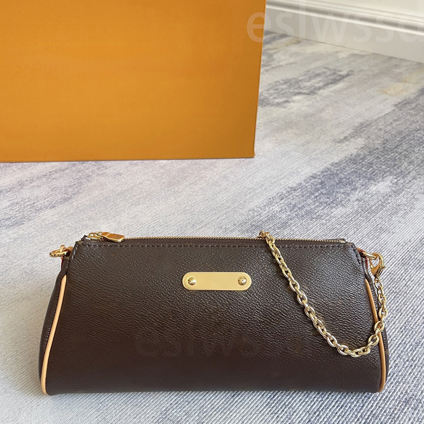 Designer bag shoulder bag Pochette Eva handbag chain bag Mirror Quality Underarm Bag Women Baguette Bag Brown Flower luxury purse classic clutch fashion lady wallet