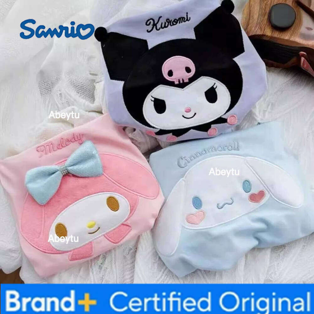 Sanrio Summer Kuromi Kawaii Cartoon T Shirt Outdoor Boy Girl Kids Clothes T-Shirt Girls Cinnamoroll Melody Tees Tops Birthday Gift H260120