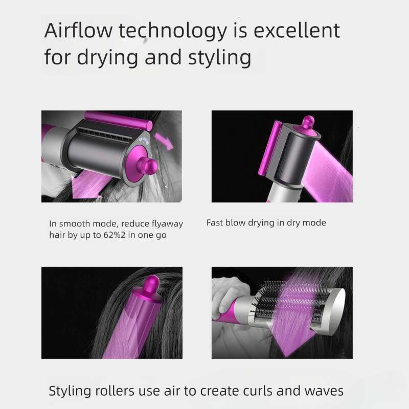 Famous Brand HS Mousen Same Style Multifunctional Curling Iron Negative Ion Intelligent Temperature Control Fast Drying Styling Without Damaging Hair 