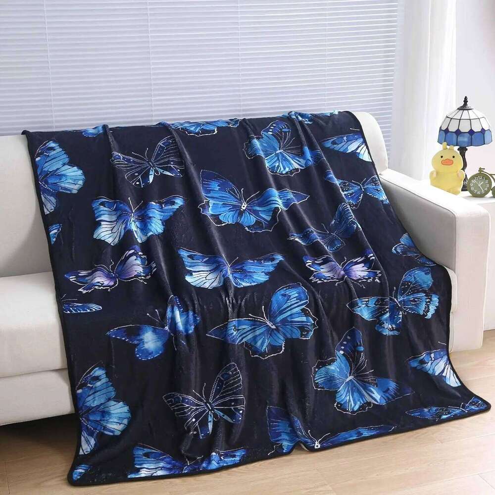 Butterfly Throw Blanket,Butterfly Blanket Girls Women,Boys and Toddler Old Girl Birthday Gifts for Sofa Living Room Beach W260120
