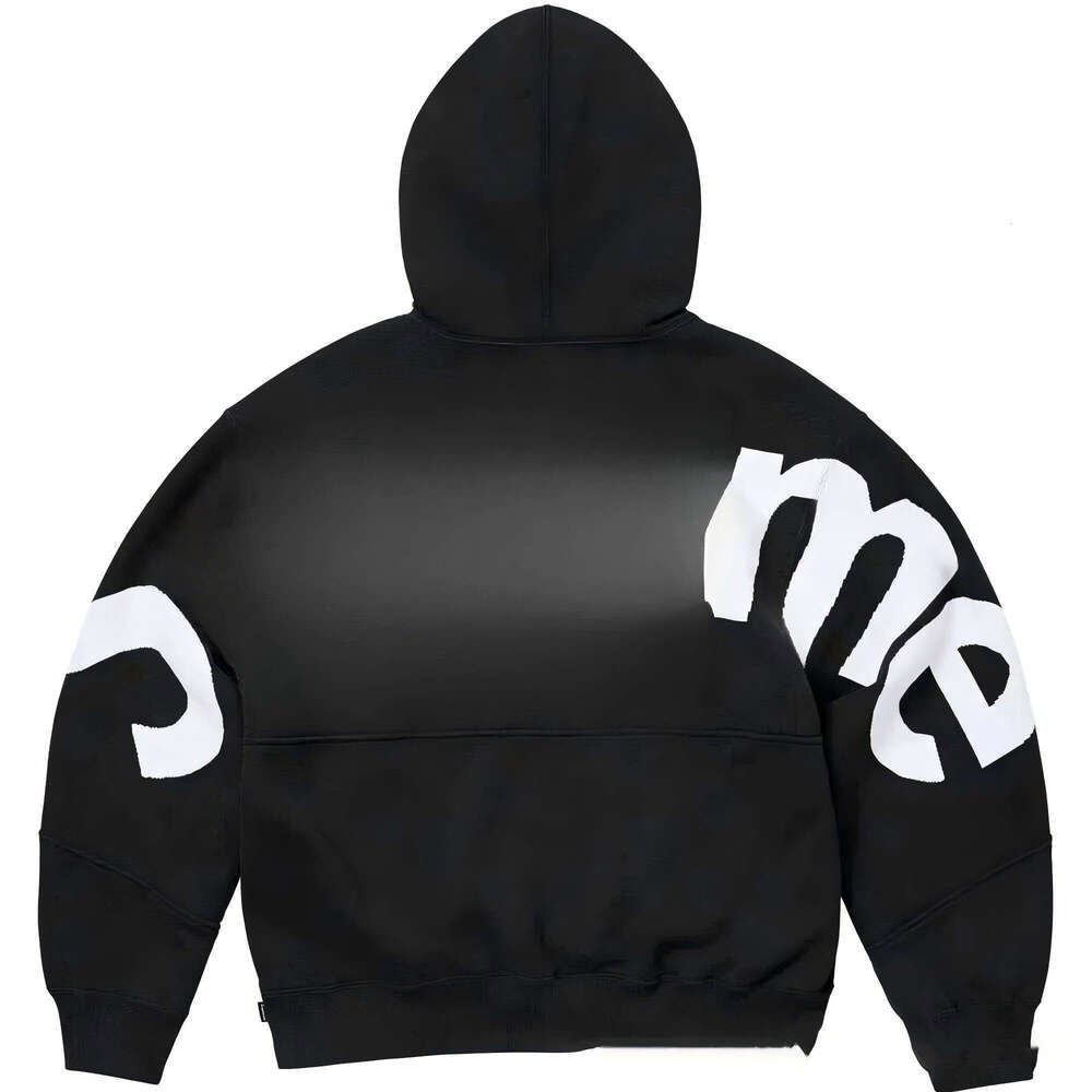 New 2026 Men's designer American street fashion brand letter embroidery men's pure cotton plus size sweat absorbing y2k hip hop hoodie US Size S-XL