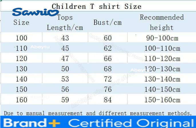 Sanrio Kawaii Kuromi Number T-Shirt Girl Birthday Tee Shirts Children Casual Short Sleeve Tops Cartoon Printed Summer Toddler Clothes H260120