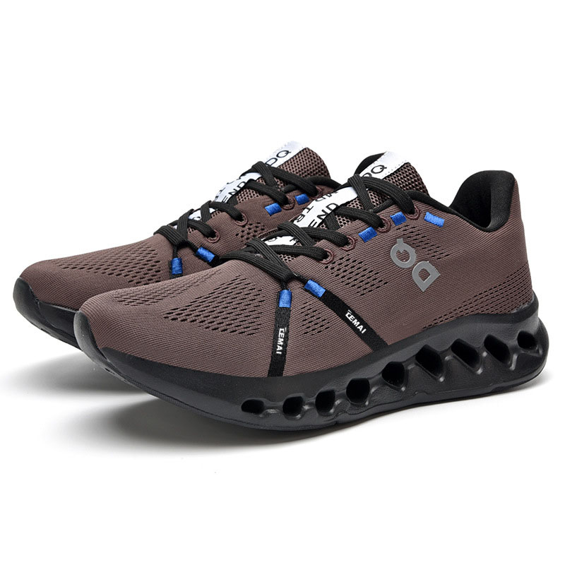 New Outdoor Fashion Trend Running Shoes Harbor Wind Leisure All Match Tide Shoes Sports Shoes Black