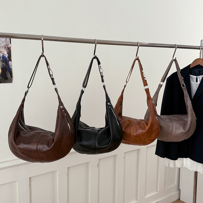 Simple Large Capacity Handheld Tote Bag for Women Winter Niche Versatile Shoulder Crossbody Bag 240816