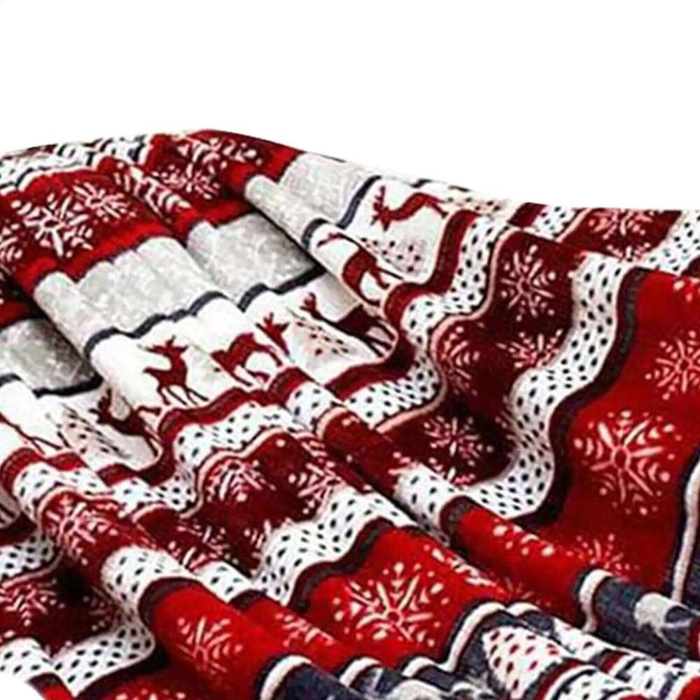 Blankets and Throws Soft Fleece Warm Home Decor Winter Flannel Blanket Christmas Decorations for Women Wife Sofa Bed W260120