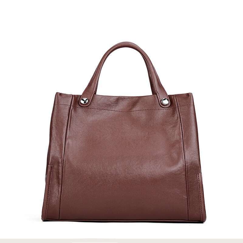 Luxury Shoulder Bags Totes Hobo Cross Border Hot Selling Top Layer Cowhide New Genuine Leather Women S Fashion Tote Bag Large Capacity Crossbody Handb