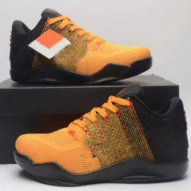 Mamba 11 Elite Men Basketball Shoes Bruce Lee Oreo USA Fade To Black Last Emperor White Horse Achilles Heel Northern Lights Pale Horse 11s Sports Snea z1o4#