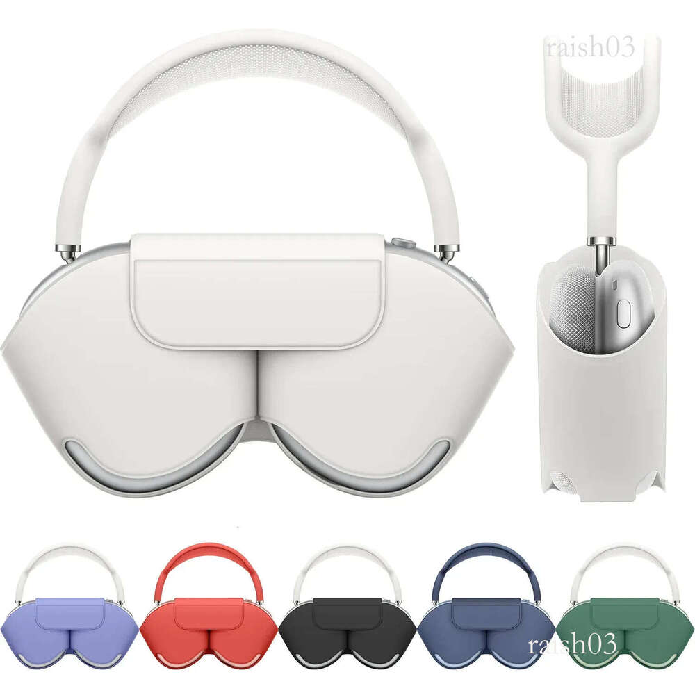 For AirPods Max Intelligent Power Outage Protective Cover Shell PU Leather Cases Soft Headphone Bags Earphone Accessories