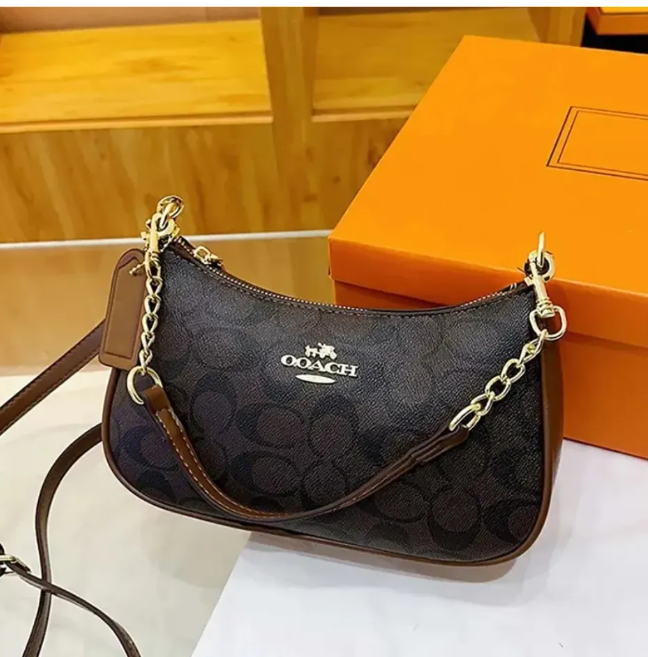 Designer New fashion bags Underarm teri Handbags Designer Women Shoulder Bag Soft Teri Hobo Half-moon Ladies Baguette Chain Strap Croissant Bags Pink Purse