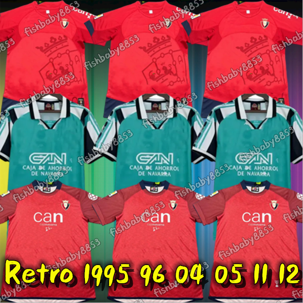 New 2025 2026 OSASUNA soccer jersey Retro 96 97 04 05 10 12 DAVID GARCiA CHIMY aVILA CAMISETA MANU EQUIPACIoN TORRES MONCAYOLA SANCHEZ 25 26 Men kids kit Football shirts