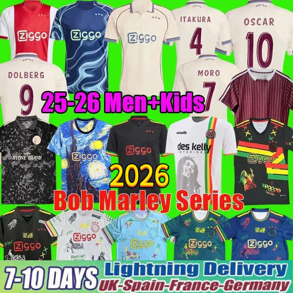 LAJAX jersey 25 26 men kids kit soccer jerseys HENDERSON AFC 2025 uniforms ajaxjersey football shirts ajaax jersey Ajaox shirts maillot de football lajax amsterdam