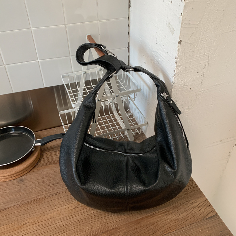 Simple Large Capacity Handheld Tote Bag for Women Winter Niche Versatile Shoulder Crossbody Bag 240816