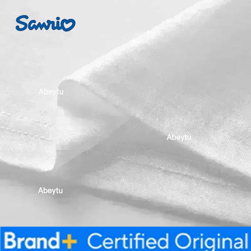 Sanrio New Fitness Barbell Hello Kitty Summer Trendy Women's Fashion T-shirt Loose Casual Versatile Short Sleeve Top H260120